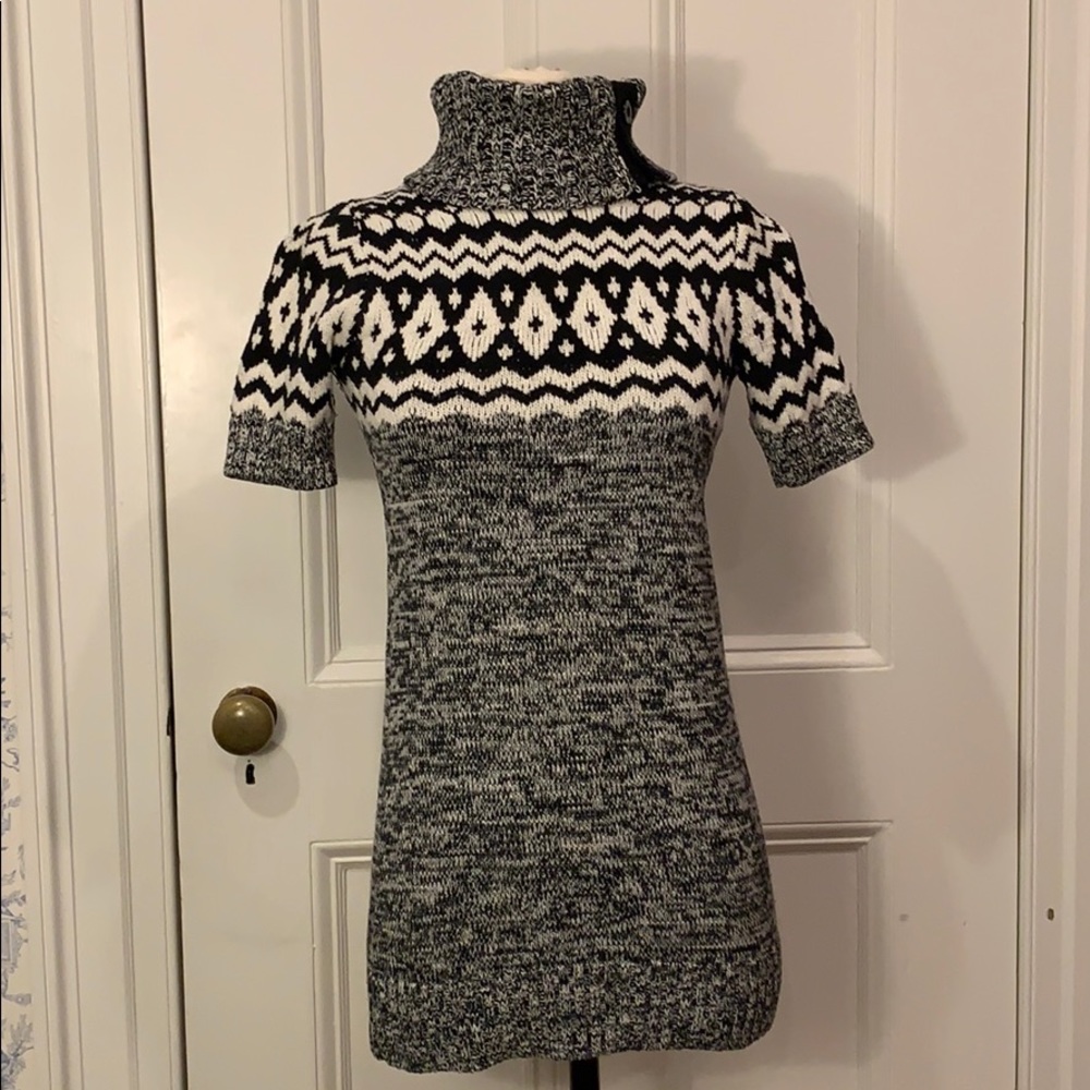 Short Sleeve Sweater Dress